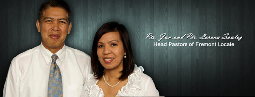 Pastor Jun Saulog and Pastor Lorena Saulog